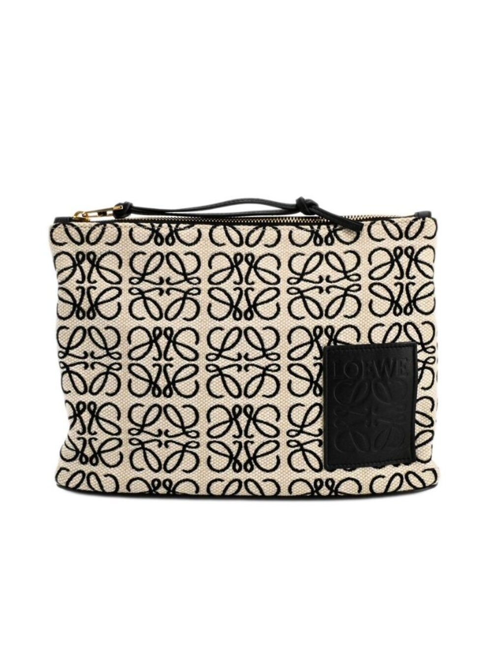 Loewe Pouch Blanc Black
